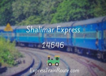 shalimar express train route.